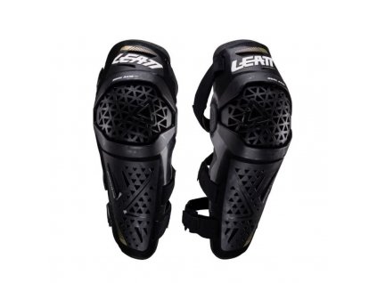 perforované kloubové chrániče kolen Leatt Knee & Shin Guard Dual Axis Pro, černé