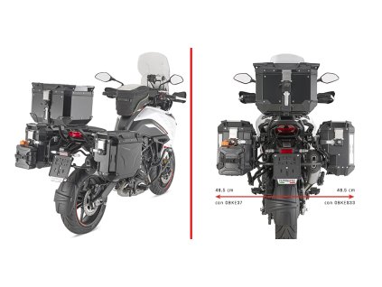 nosič bočních kufrů OBKES33/OBKE37 GIVI PLOS8717CAM pro Benelli TRK 702/702 X (23-)