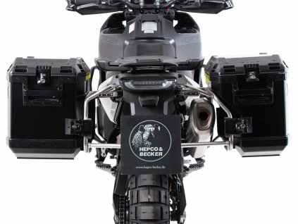 sada bočních kufrů s montáží HEPCO&BECKER Xplorer černé pro Husqvarna Norden 901 (22-)