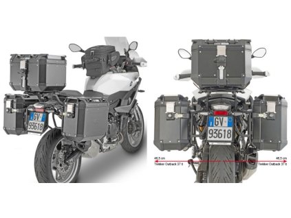 nosič bočních kufrů PL ONE-FIT GIVI PLO9350N pro Moto Morini X-Cape 649 (21-24)