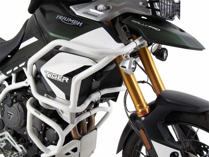ochranný rám HEPCO&BECKER SOLID bílý pro TRIUMPH TIGER 900 / RALLY / GT / PRO (2020-)