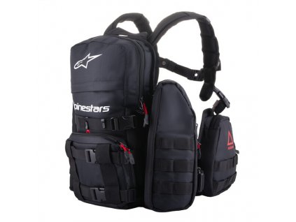 batoh techdura tactical alpinestars cerna bila celkovy objem az 9 l 2024 i604351