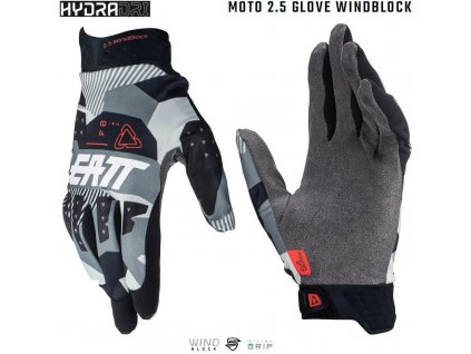 zateplene rukavice leatt moto 2 5 windblock glove forge 602409023