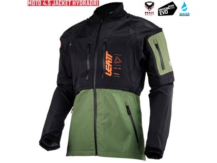 nepromokava enduro bunda leatt moto 4 5 hydradri jacket cactus 2023