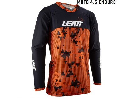 pansky dres leatt moto 4 5 enduro jersey orange 2023