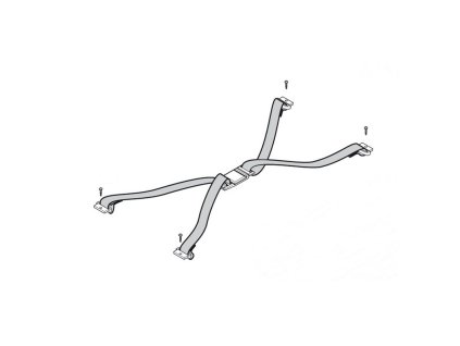 Z2106R vnitřní elastický popruh do kufru TRK 33/46, černý