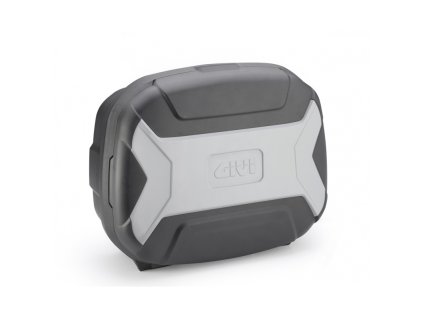 kufr GIVI Trekker TRK35BN Lite černý s šedým plastovým víkem (Monokey), objem 35l