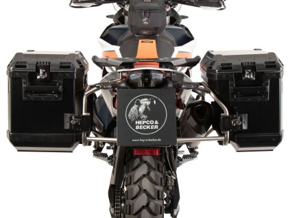 sada bočních kufrů s montáží HEPCO&BECKER Xplorer černé pro KTM 790 ADVENTURE (2024-)