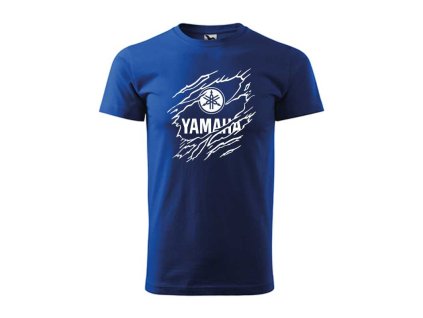vyr 385Panske Tricko Motorkarske moto YAMAHA 015 modre tricko pre motorkara darcek tricko na motorku s logom yamaha r1 r6 fzr fazer fjr yzf super tenere mt tmax ripped potrhane 07