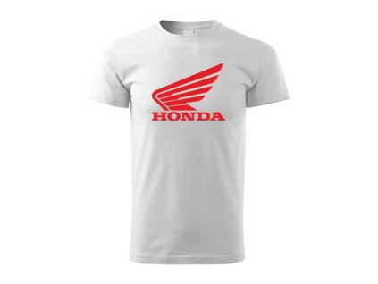 vyrp12 318Panske Tricko Motorkarske moto HONDA 008 biele tricko pre motorkara darcek tricko na motorku s logom honda cervene 01
