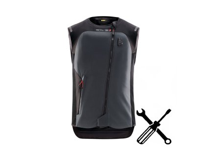 airbagova vesta tech air 3 system alpinestars cerna tmave seda 2024 i570426