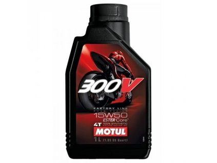 olej MOTUL 300V 15W50 4T FACTORY LINE ROAD RACING 1L