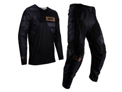 MX komplet dres + kalhoty LEATT Moto 3.5 Ride Kit Black
