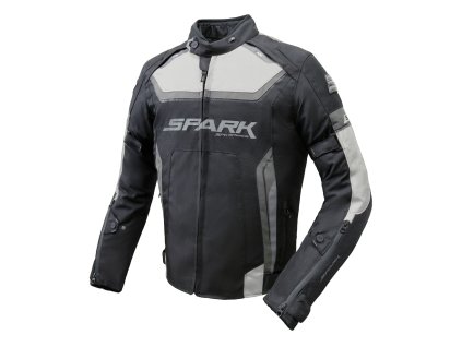 panska textilni moto bunda spark maverick grey
