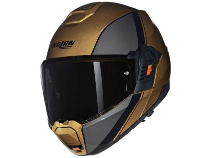 moto přilba NOLAN N120-1 Verniciatura Speciale N-com Sabbia/Grigio 342