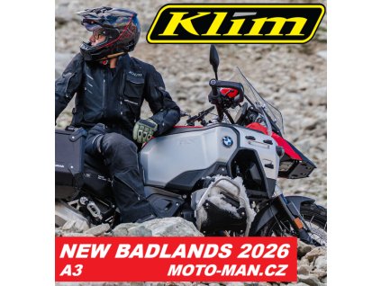 moto bunda KLIM BADLANDS PRO A3 membránová s certifikací AAA, black