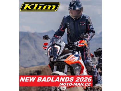 moto bunda KLIM BADLANDS PRO membránová, dress blues - red oxide