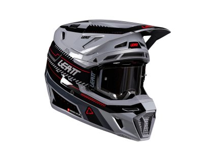 MX přilba LEATT Moto 8.5 Kit s brýlemi 5.5 Goggle, Black