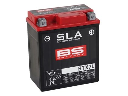 motocyklová baterie BS-BATTERY BTX7L (YTX7L) SLA