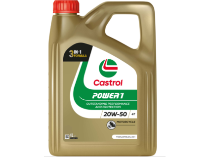 olej CASTROL POWER 1 20W50 4T 4L
