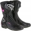 dámské moto boty ALPINESTARS STELLA SMX 6 černé/fialové/bílé