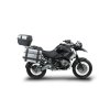 sada kufrů GIVI TRK 46B Trekker TRK46BPACK2, černé s hliníkovým černým víkem