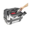 sada kufrů GIVI TRK 46B Trekker TRK46BPACK2, černé s hliníkovým černým víkem