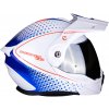 enduro přilba SCORPION ADX-1 HORIZON bílo/červeno/modrá
