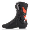 moto boty ALPINESTARS SMX PLUS 2020 BLACK WHITE RED FLUO 3