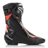 moto boty ALPINESTARS SMX PLUS 2020 BLACK WHITE RED FLUO 4