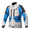 moto bunda ALPINESTARS ANDES DRYSTAR HONDA kolekce (TECH-AIR 5 kompatibilní), světle šedá/černá/modrá/červená