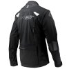 Enduro bunda Leatt Moto 4.5 Lite je skvělá lehká enduro bunda z pružného komfortního SoftShell materiálu s možností odepnutí rukávů.  Every day is riding day when you are wearing this jacket!  Lightweight, water-resistant and breathable, this off-road jacket is made of a four-way stretch softshell material with large, zippered ventilation and removable arms to keep you cool even on the hottest days.  The abrasion and cut resistant Brush Guard protective film reinforce an already durable elbow and shoulder panel made of 1000D nylon.  The tailored waist-length fit is designed to work with or without body armor, and the collar works with or without our Leatt neck brace.  Lightweight, water-resistant and stretch soft-shell 10.000mm/10.000g/m² waterproof/breathable material Large ventilation with two-way zips and pockets Pre-curved, zip-off arms Dirt, water and stain resistant fabric coating Tailored cut for off-road riding with or without body armor Reinforced with 1000D shoulder and elbow panels Brush Guard fabric protection over elbows Neck collar that works with: Neck brace over the collar Collar around the neck brace Neck brace covered by the collar No neck brace Rear reflective safety prin