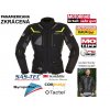 moto bunda PANAMERICANA MODEKA ZKRÁCENÁ černá/neonová