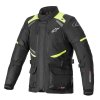 moto bunda ALPINESTARS ANDES DRYSTAR, černá/žlutá fluo