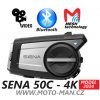 Mesh headset SENA 50C s 4K kamerou