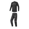 MX dres ALPINESTARS FLUID GRAPHITE , černá/šedá