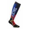 ponožky ALPINESTARS MX PRO SOCKS 2022 červená/žlutá fluo/modrá