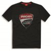 Ducati Corse Sketch Herren T Shirt schwarz mit Aufdruck