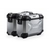sada bočních kufrů s montáží SW-MOTECH TRAX ADV stříbrné 37/37l pro Ducati Multistrada 1260 (17-)