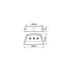 eng pl 90587 E ion 3 Smd Led licence plate lamp 12V 10171 5