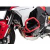ochranný rám motoru HEPCO&BECKER červený pro DUCATI MULTISTRADA V4 / S / S SPORT (2021-)
