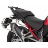 sada bočních kufrů včetně montážní sady HEPCO&BECKER XPLORER stříbrné pro DUCATI MULTISTRADA V4 / S / S SPORT (2021-)