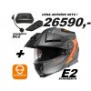 Schuberth C5 černá helma přilba integralní, vyklopná,modulární, motorkářská helma na motorku v akci s intercomem interkomem ,výhodná sada, turistická adventure helma, multistrada gs1250 adventure ktm