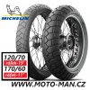 MICHELIN 120 70 19 + 170 60 17 pneumatiky na motorku adventure