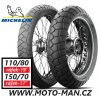 MICHELIN 110 80 19 + 150 70 17 pneumatiky na motorku adventure