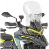 plexi čiré GIVI AF8717 pro Benelli TRK 702/702 X (23-), výškově nastavitelné v rozsahu 120 mm