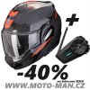 EXO TECH ROVER RED KARBON CARBON HELMA SCORPION , U COM 16 NEBO ST1 RT1 SPIDER PREKLOPNA MODULARNI VYKLOPNA HELMA PRILBA NA MOTORKU