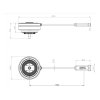 antivibrační nabíjecí modul chromový SP Connect Charging Anti Vibration Module SPC+