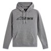 mikina blaze hoodie 3 alpinestars seda cerna i626376