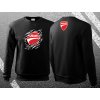 vyr 398Motorkarska moto mikina 013 DUCATI cierna mikina pre motorkara darcek mikina bez kapucne bunda mikina na motorku s logom ducati ripped potrhane 01